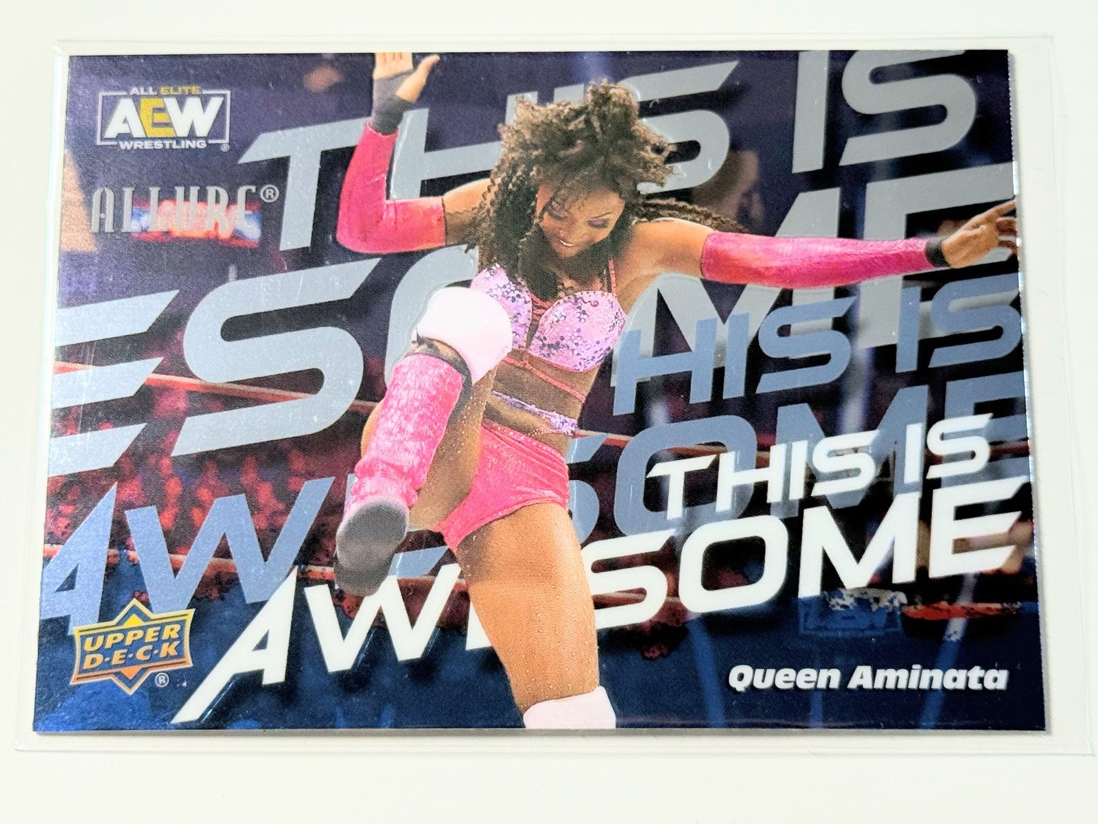 2024 Upper Deck AEW Allure Queen Aminata This Is Awesome Card TIA-7