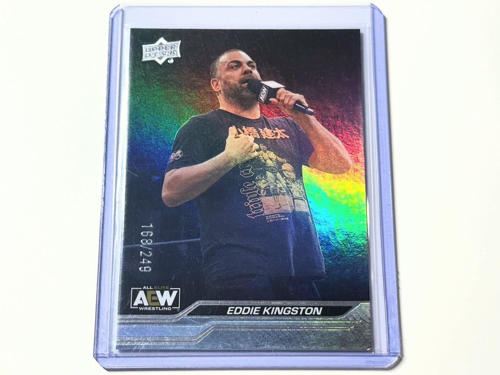 2024 Upper Deck AEW Flagship Eddie Kingston Steel Cage /249 Card #30
