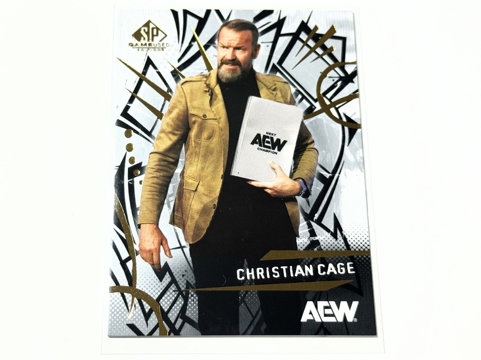 2025 Upper Deck AEW SP Game Used Christian Cage Base Card #6