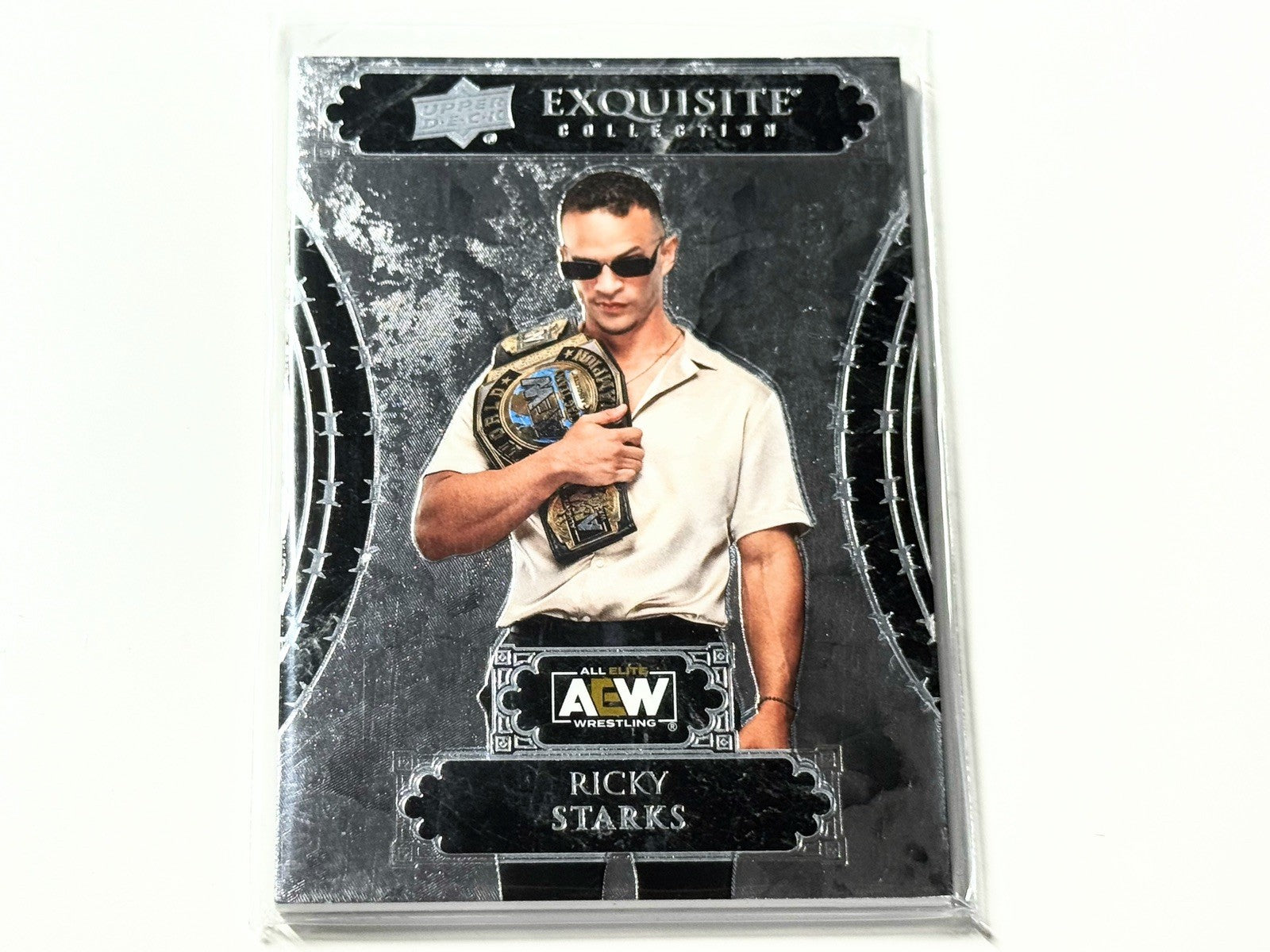 2024 Upper Deck AEW Black Diamond Ricky Starks /125 Exquisite Card #11