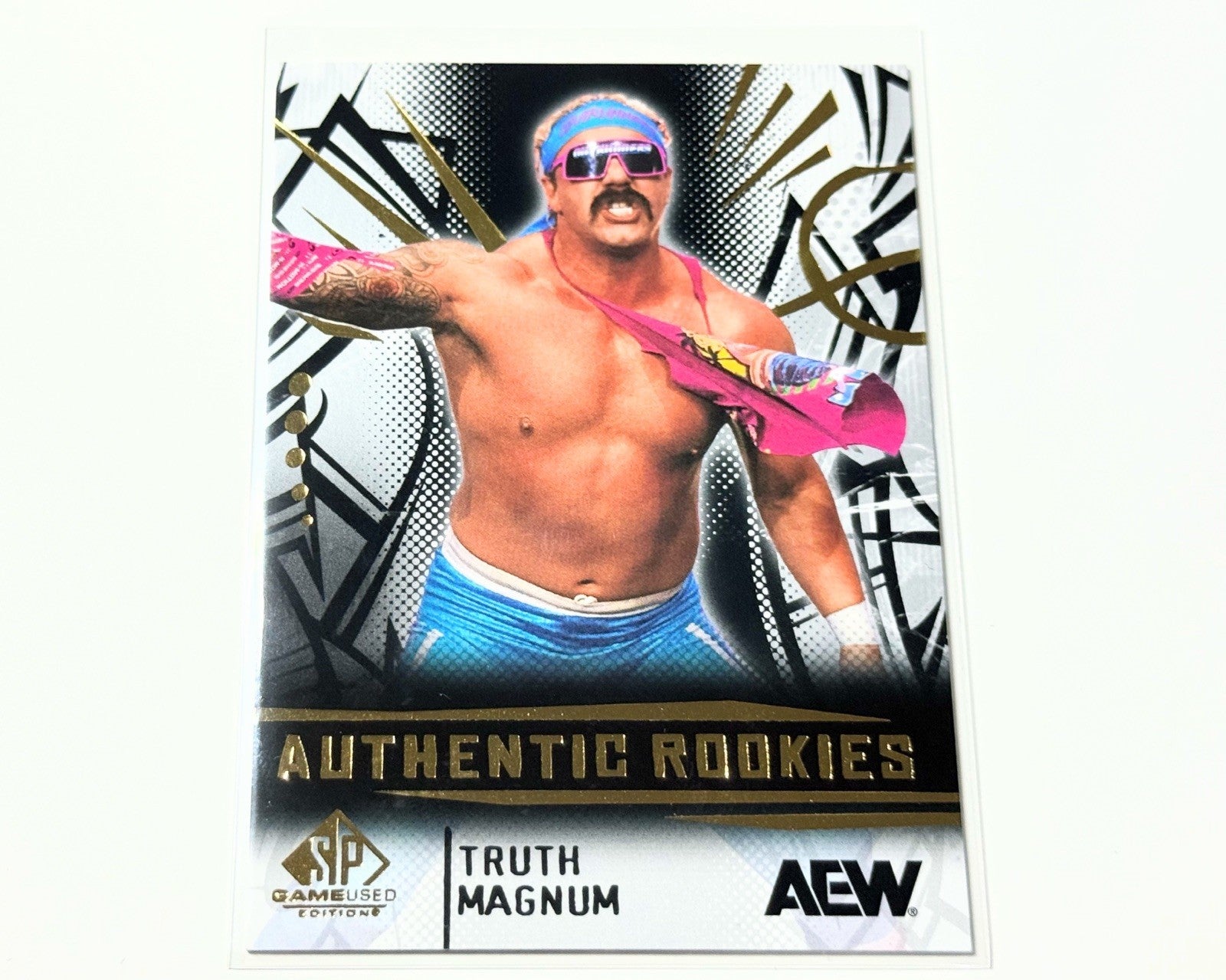2025 Upper Deck AEW SP Game Used Truth Magnum Authentic Rookie Base Card #84