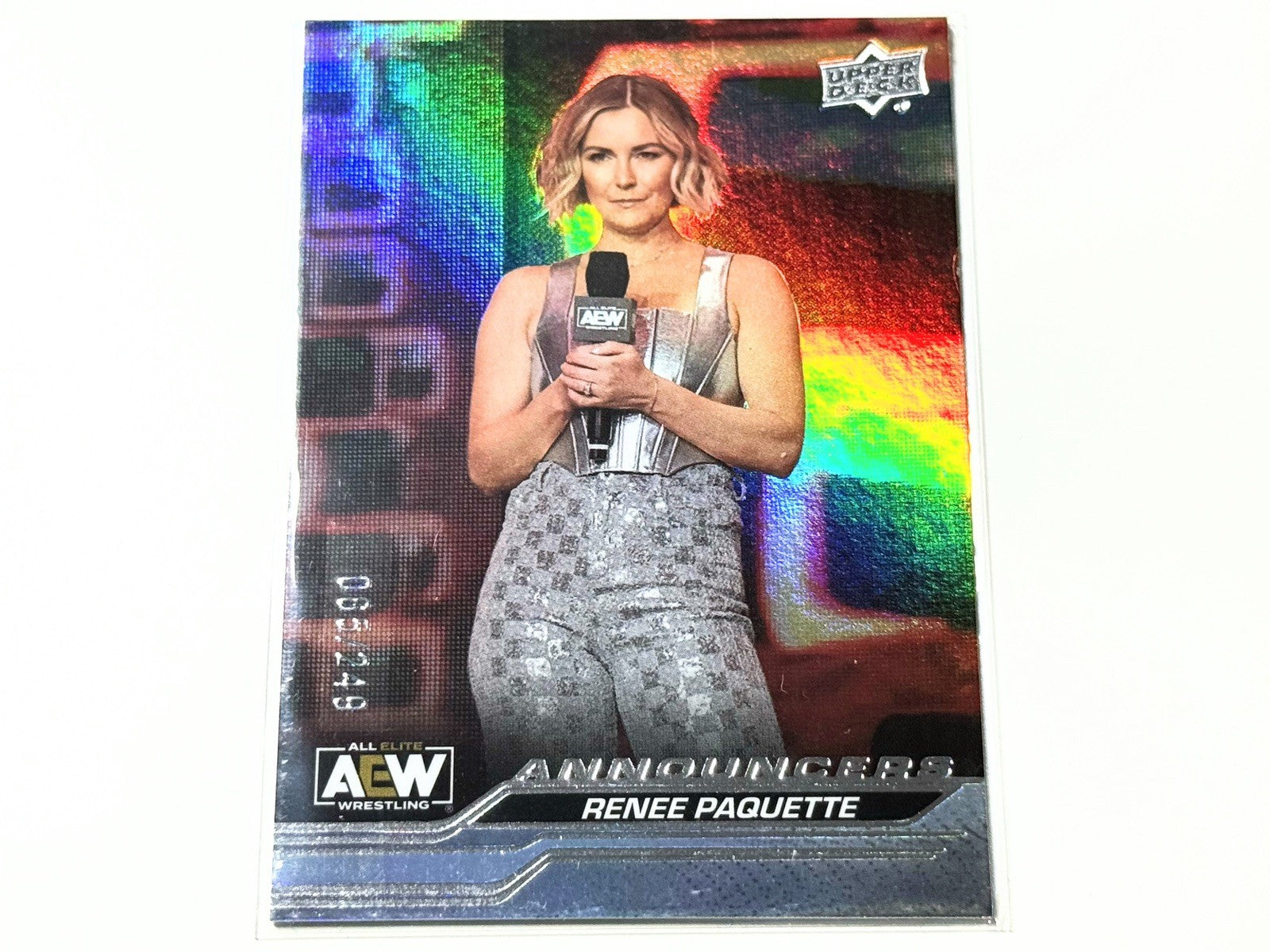 2024 Upper Deck AEW Flagship Renee Paquette Steel Cage /249 Card #97