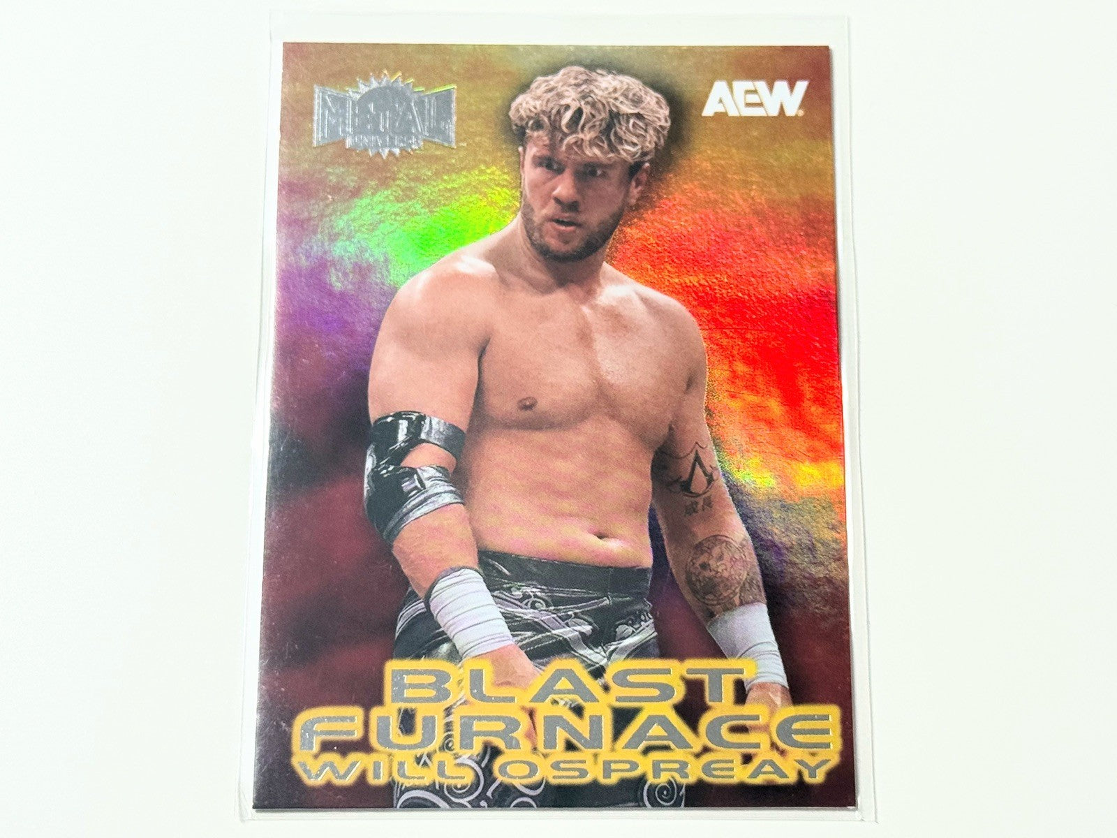2025 Skybox AEW Metal Universe Will Ospreay Blast Furnace Card BF1