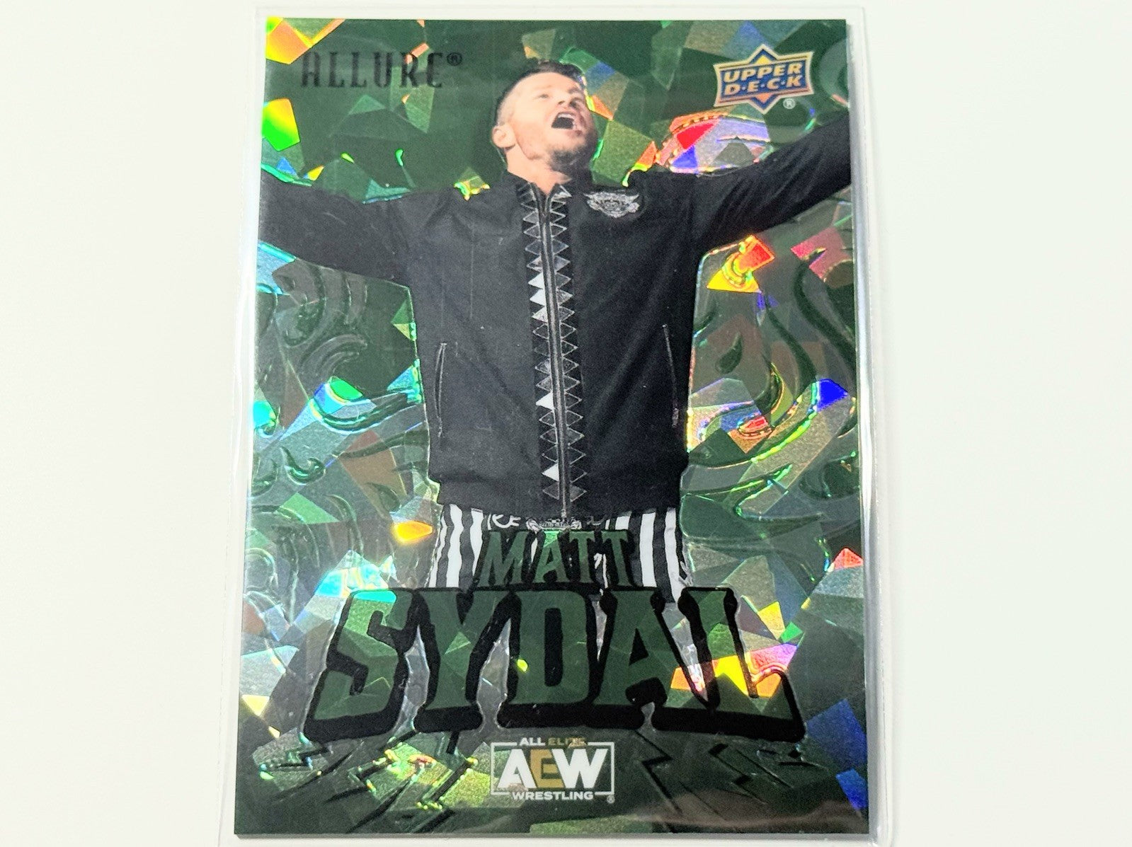 2024 Upper Deck AEW Allure Matt Sydal Green Quartz /99 Card #55
