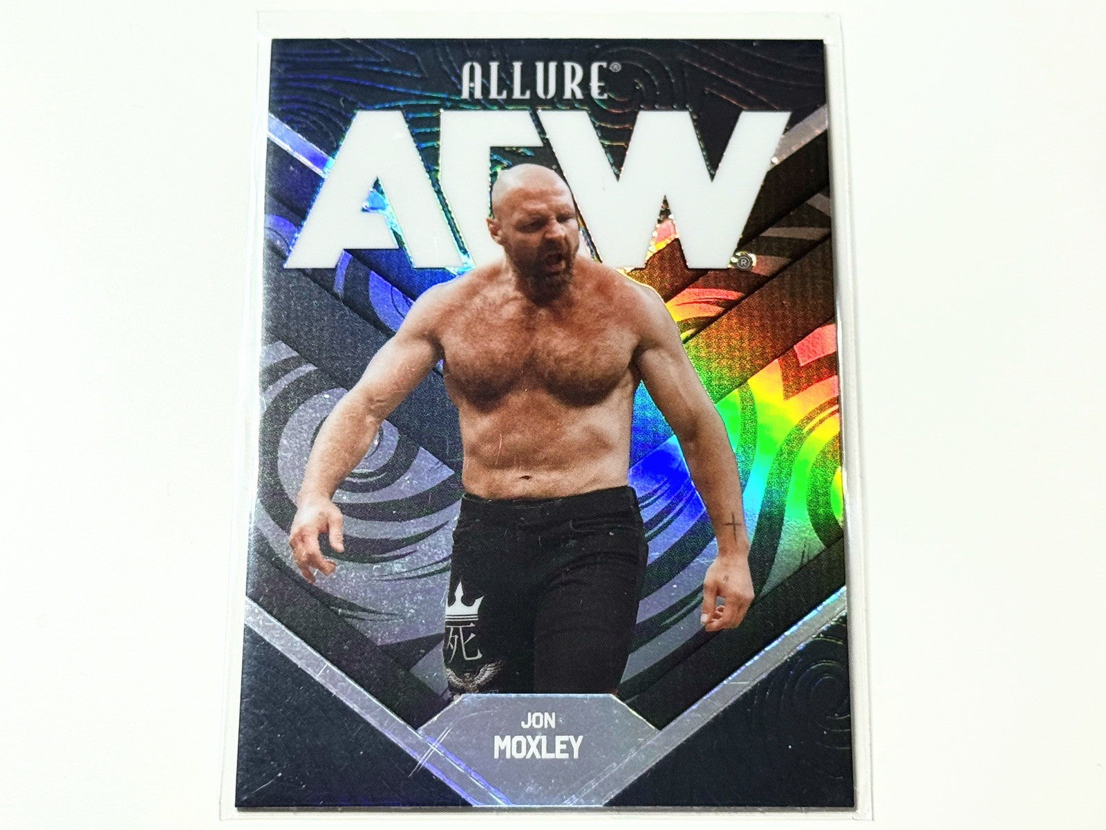 2026 Upper Deck AEW Allure Jon Moxley Black Rainbow Card #31