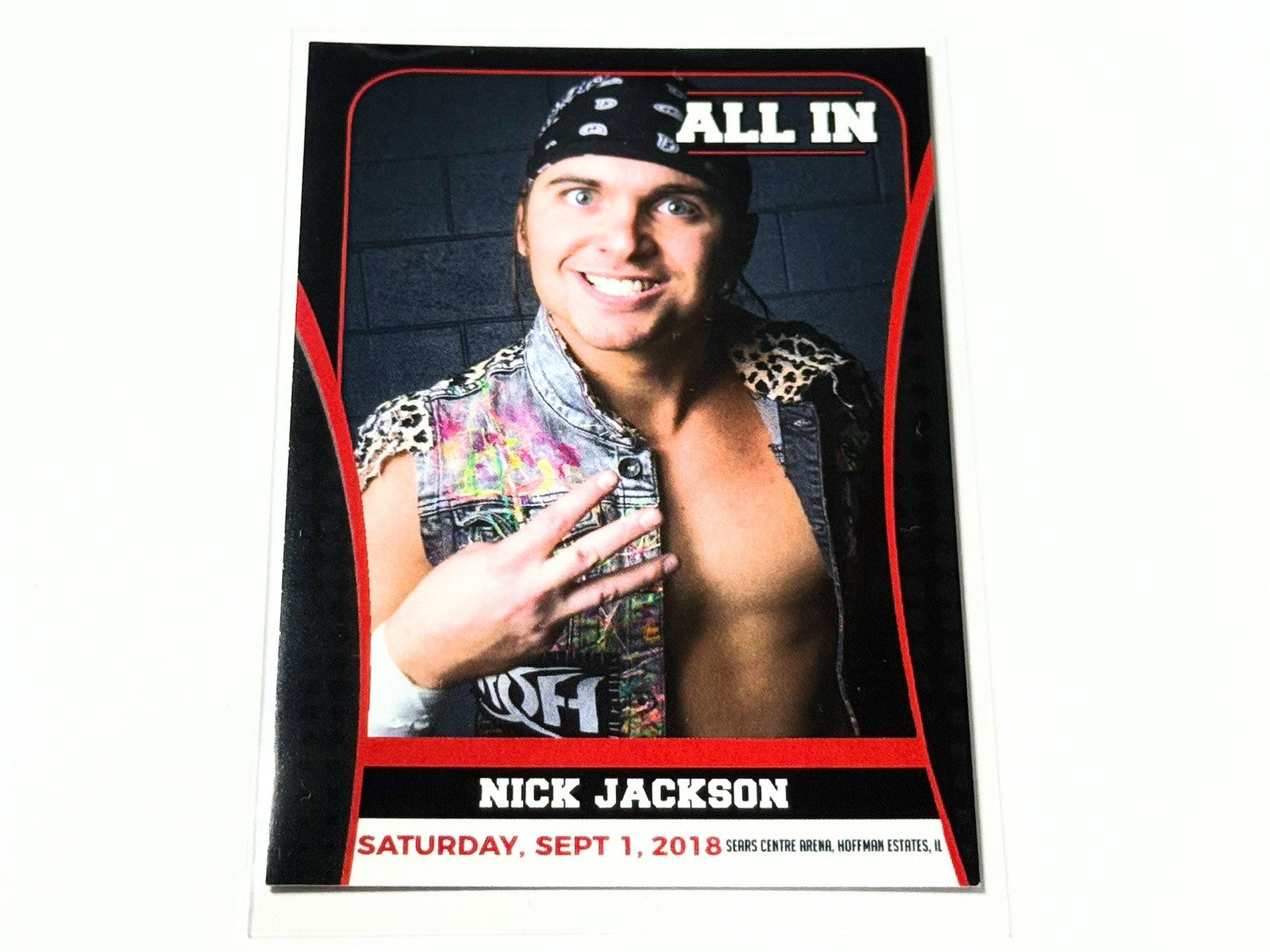 2018 AEW Highspots All In 2018 Nick Jackson Base Card #6