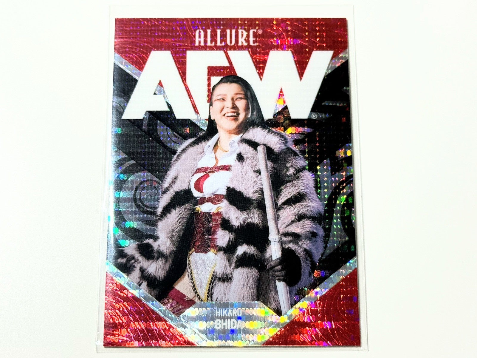 2026 Upper Deck AEW Allure Hikaru Shida Red Pulsar Card #61
