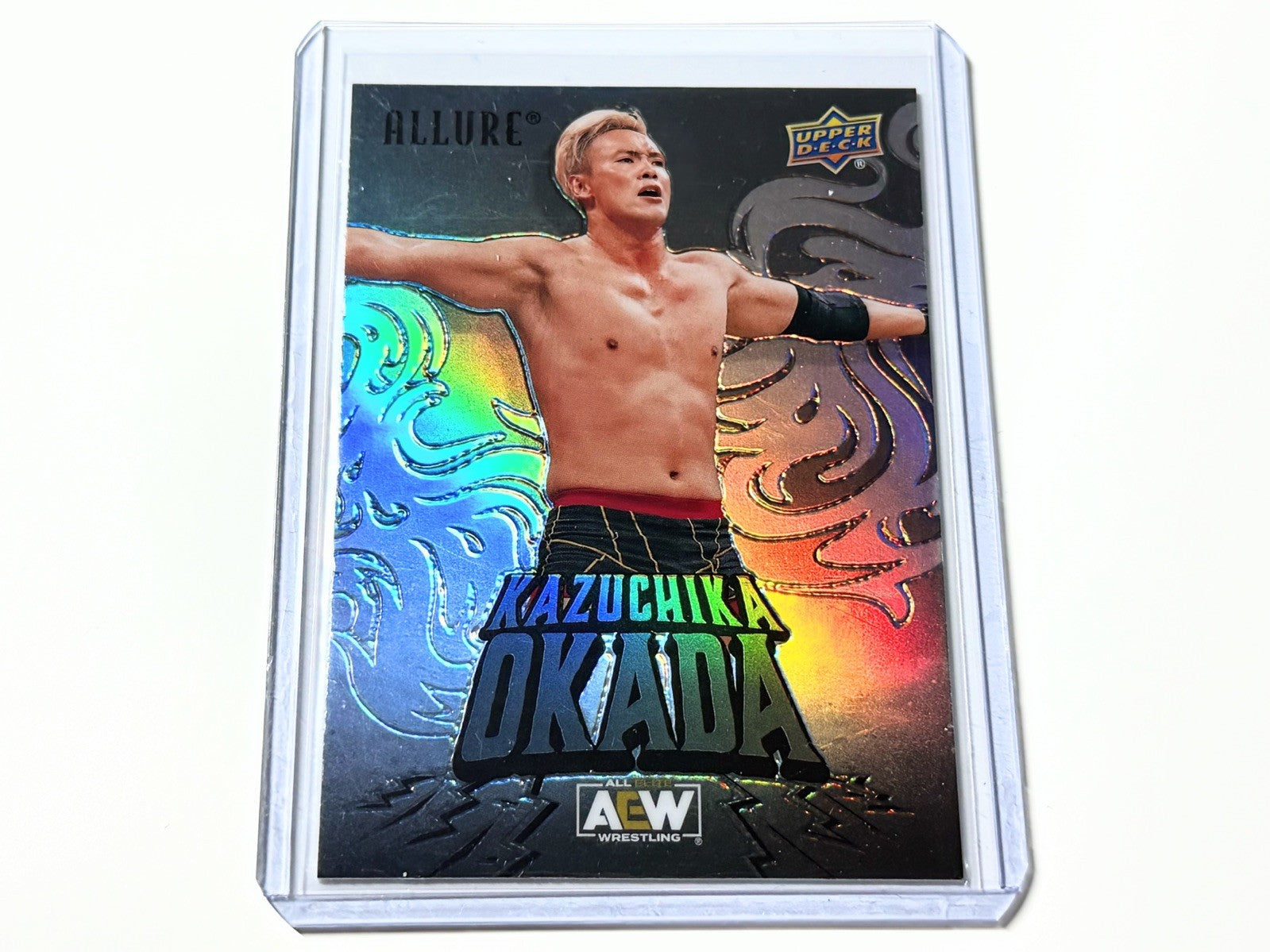 2024 Upper Deck AEW Allure Kazuchika Okada Black Rainbow Card #41